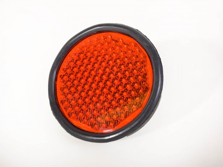 Ronde reflector rood Ronde reflector rood