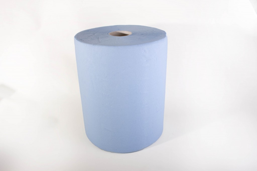Industriepapier rol blauw